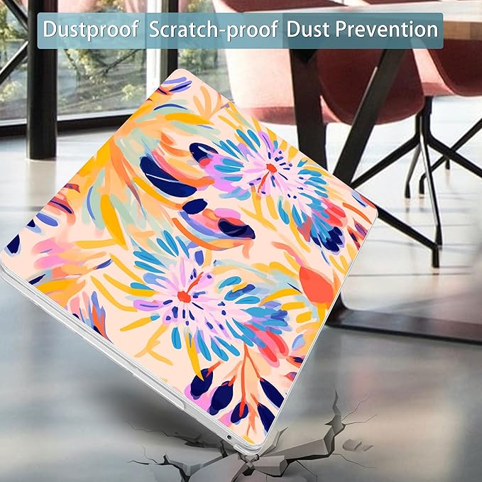 Mektron for MacBook Air 13 Case A1466/A1369, Snap-on Plastic Hard Shell Cover - Image 7