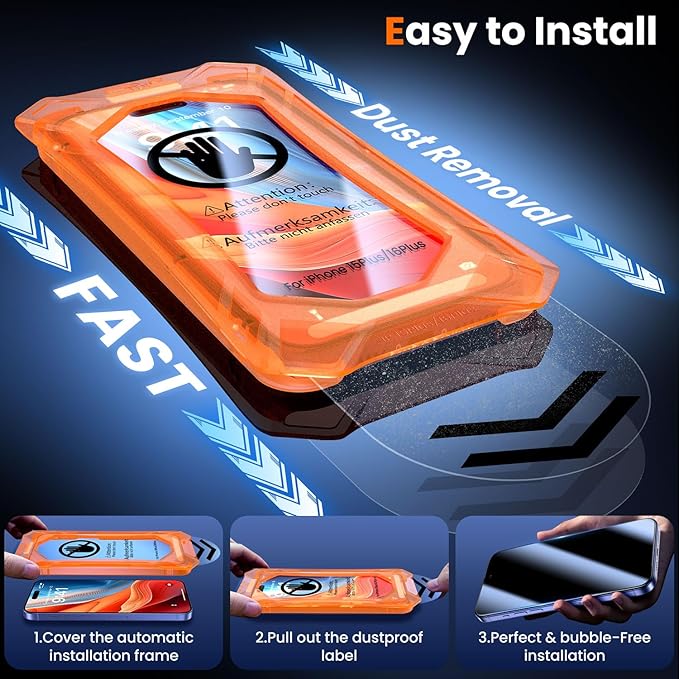 UniqueMe for iPhone 16 Plus Screen Protector - Image 2