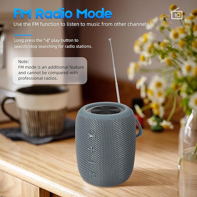 Portable Bluetooth Speaker, BT5.3 Wireless Speaker 20W Bass Diaphragms - Image 5