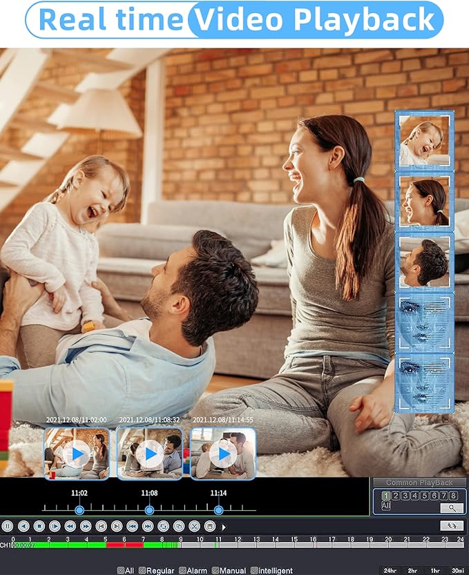16CH ExpandableWESECUU Poe Security Camera System, 4K CCTV Camera Security - Image 4
