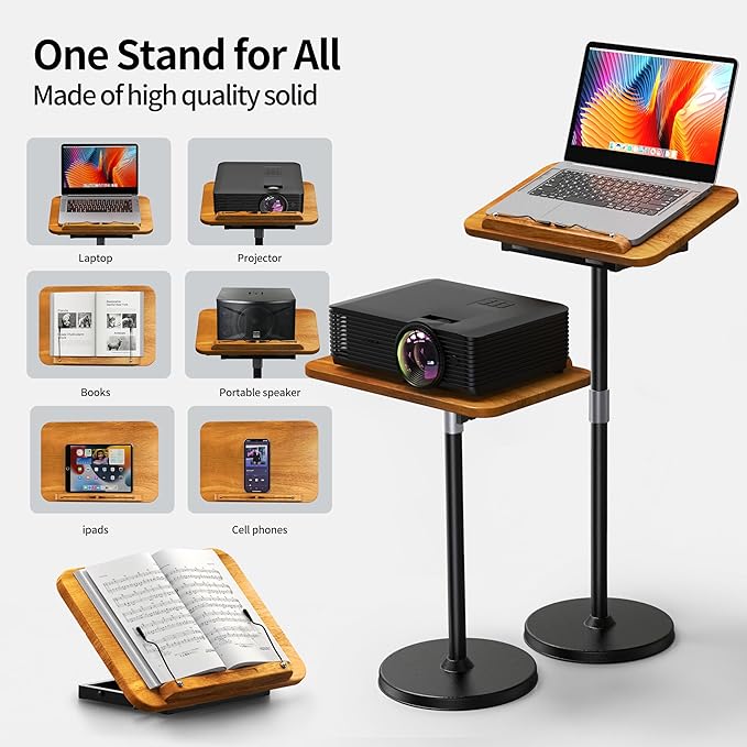 NAMON 2 in 1 Dual-use Music Stand & Desktop Book Stand, 100% Solid Wood - Image 5