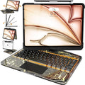 Intermerge for iPad 9th 10.2 inch Keyboard Case, 360° Transparent Multi-Touch by Intermerge