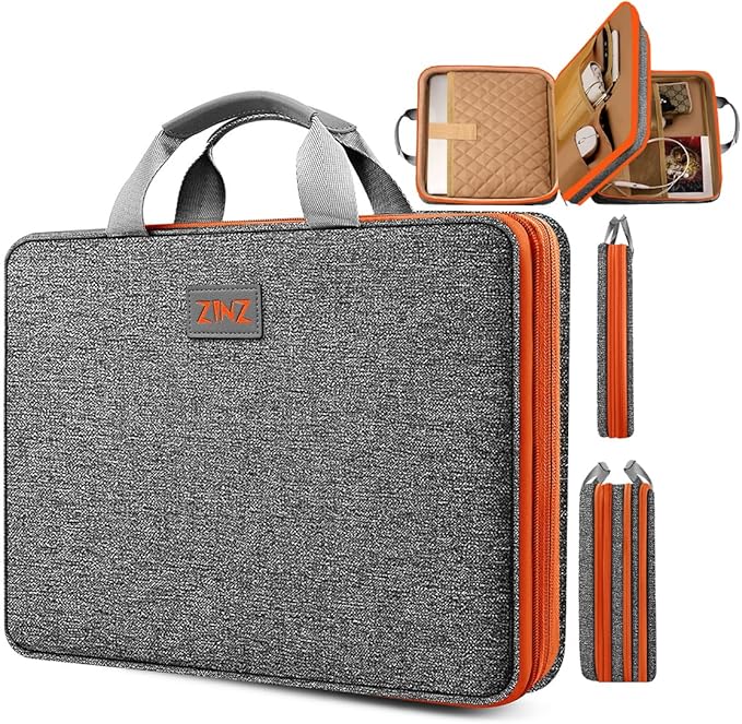 ZINZ Slim Expandable 13 13.3 13.6 14 Laptop Case Sleeve Compatible by ZINZ
