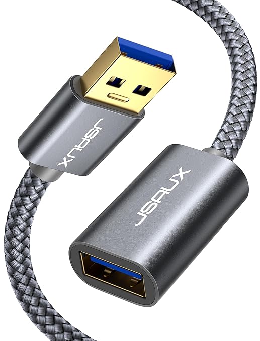 JSAUX USB 3.0 Extension Cable 10FT, USB A Male to Female Extension Cord Durable by JSAUX