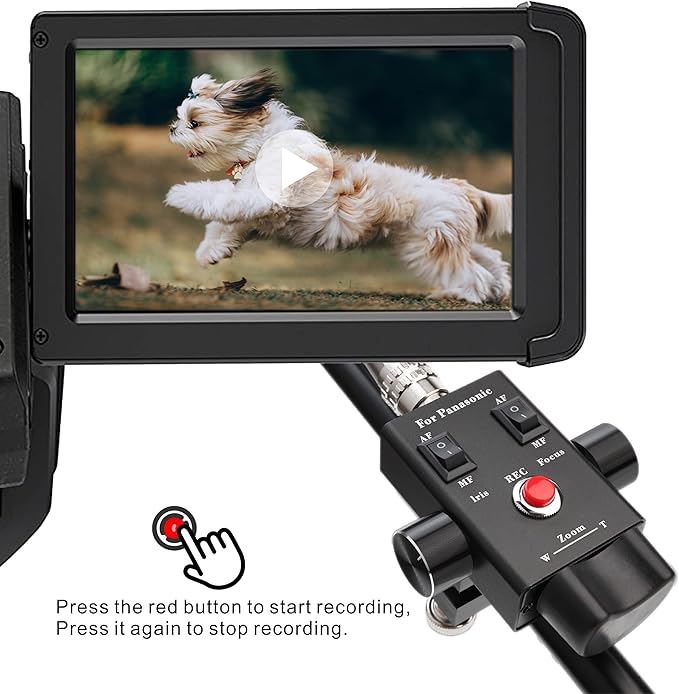 Camcorder Zoom Controller, Remote Control Zoom, and Focus Control + 2.5mm and - Image 4