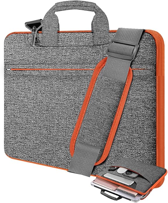 Universal Laptop Shoulder Bag 13-17.3 Inch Shockproof Briefcase by Hseok