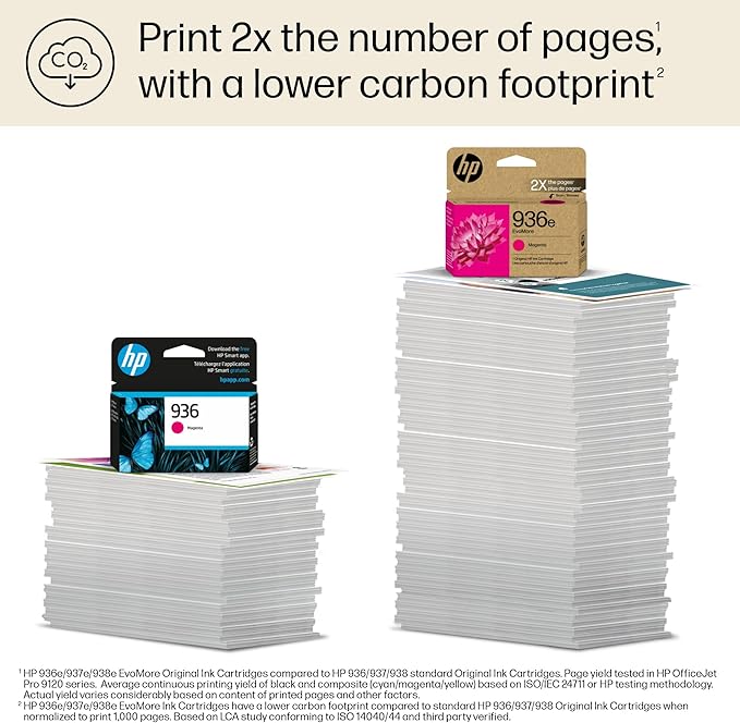HP 936e EvoMore High Yield Magenta Ink Cartridge | Works OfficeJet 9120 Series - Image 5