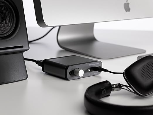 Audioengine D1 32-bit Desktop DAC and Headphone Amp, Gamers and Musicians - Image 5