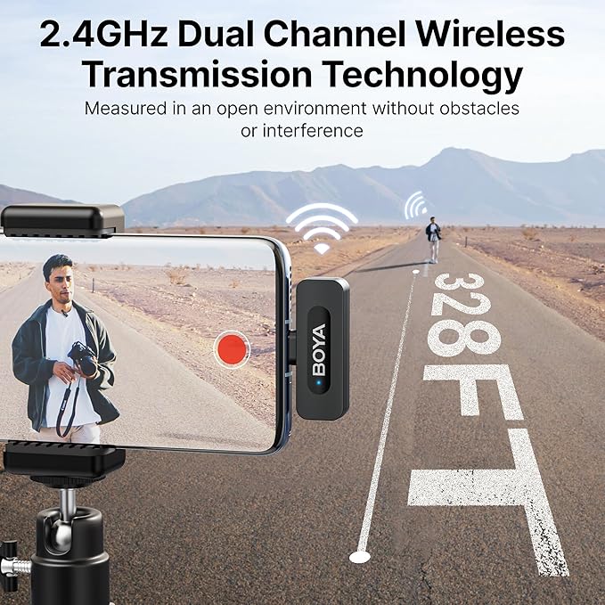 BOYA BY-V10 USB-C Wireless Lavalier Microphone - Image 5