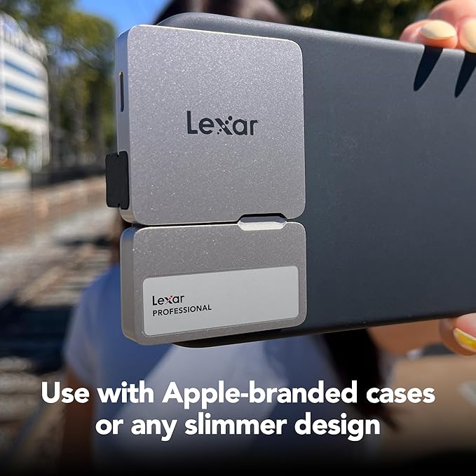 Lexar 2TB Professional Go Portable SSD w/Hub, Supports Apple 4K 60fps ProRes - Image 4