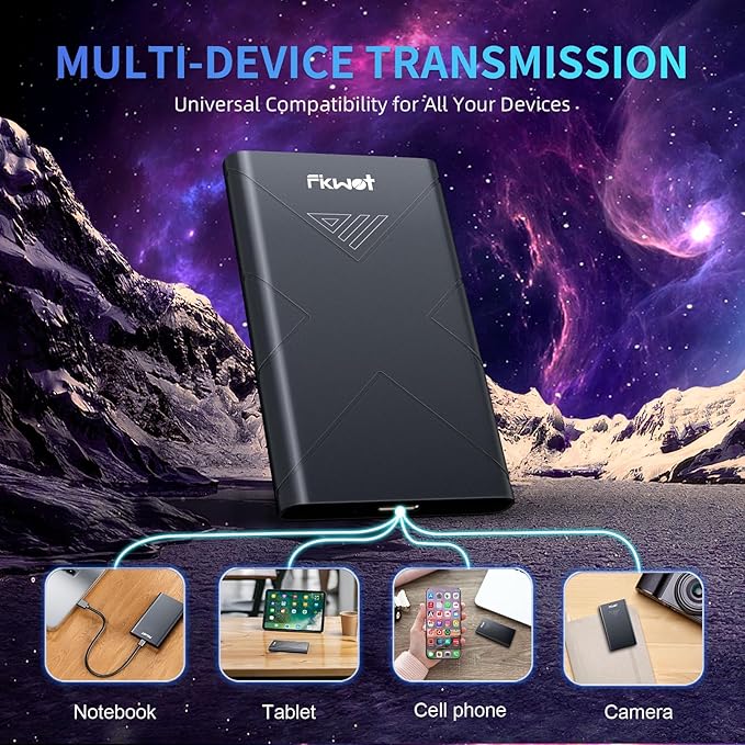 500GB External SSD, Portable SSD, USB 3.2 Gen2x2 External Solid State Drives - Image 5