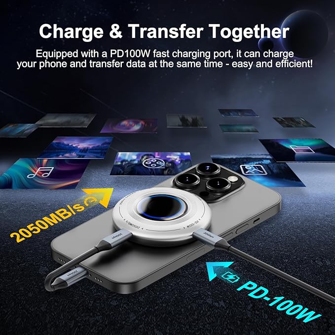 FP108 2TB Magnetic Portable SSD, External Solid State Drives - Image 2