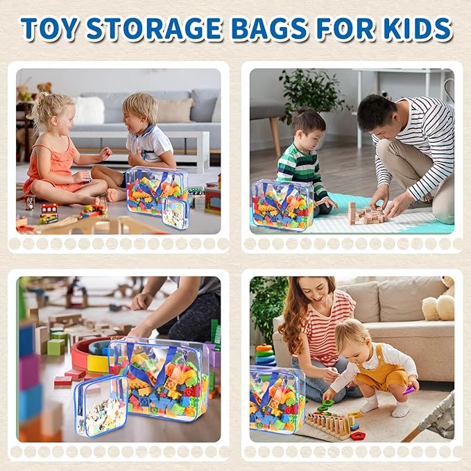 18 Packs Large Toy Storage Bags - Image 6