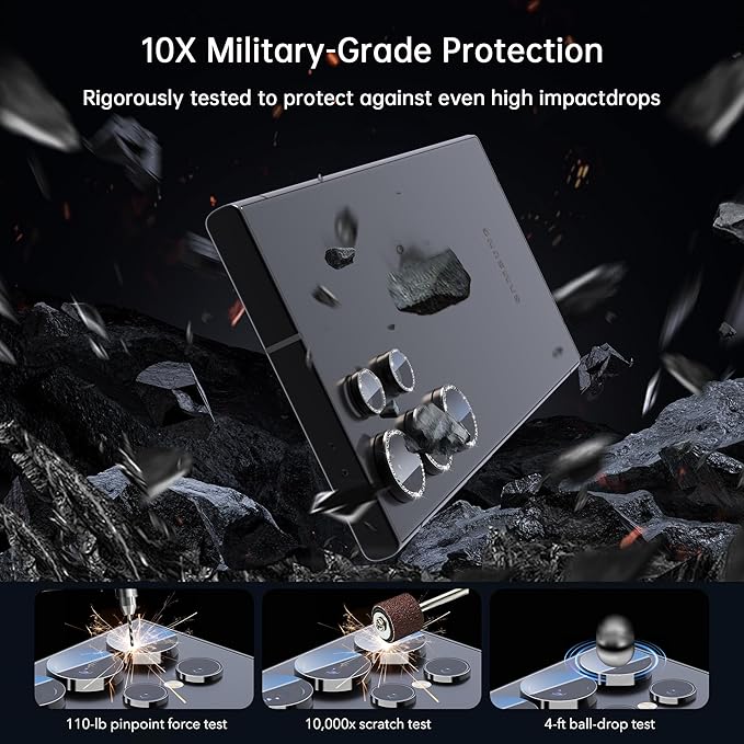 For Samsung Galaxy S25 Ultra Camera Lens Protector, Individual Lens Protector - Image 4