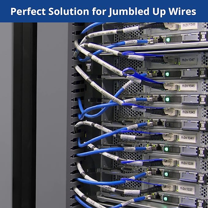 ZhiYo 66in Professional Server Rack Cable Management Raceway, H2in x W2in Cable - Image 5