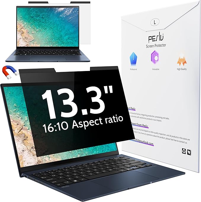 Magnetic Laptop Privacy Screen 13.4 & 13.3 inch by peslv