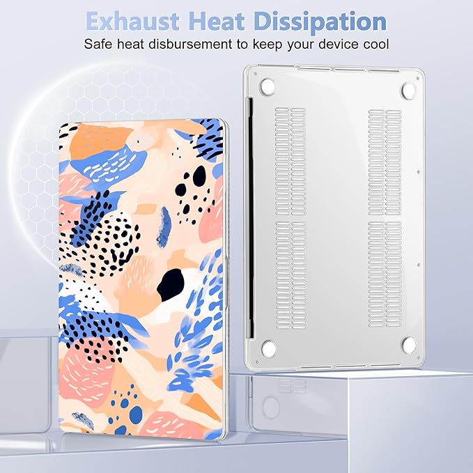 May Chen for New MacBook Pro 13 Case 2022 2020 Release, Plastic Crystal Hard - Image 5
