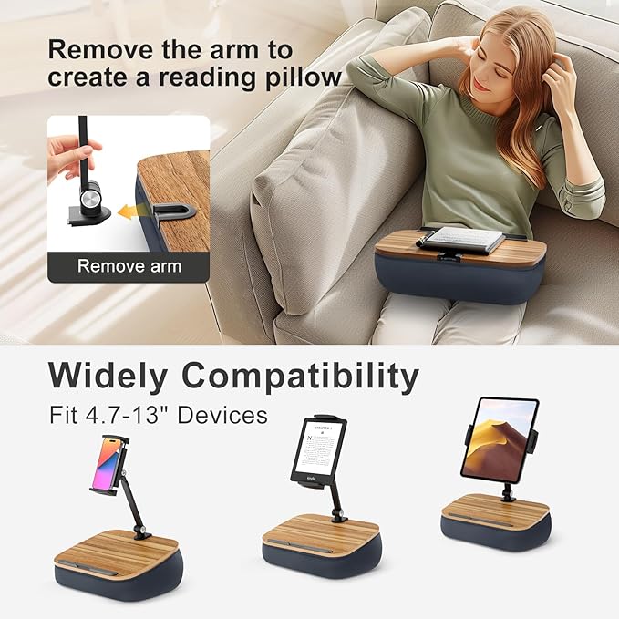 Lap Beanbag Cozy Kindle Pillow Stand - Image 2