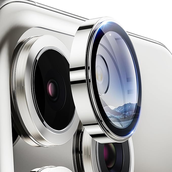Hoerrye for iPhone 15 Pro Max/iPhone 15 Pro Camera Lens Protector 9H Tempered by Hoerrye