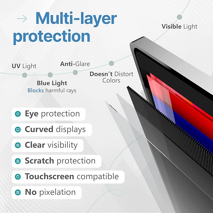 VINTEZ 30 Inch 16:10 Privacy Screen - Image 8