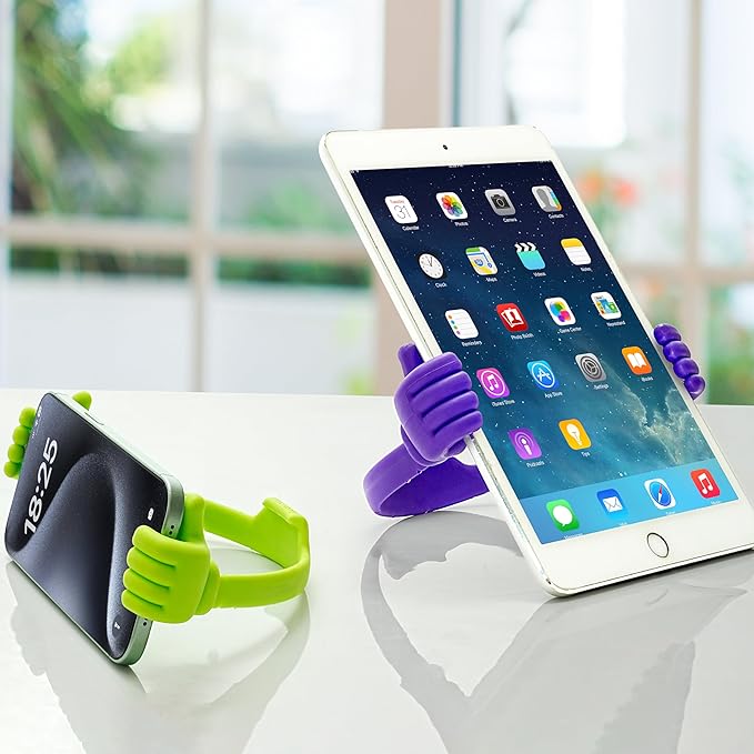 Honsky Cell Phone Stand Holder 2-Pack, Thumbs Up Lazy Phone Stand, Universal - Image 2