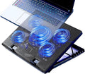 Laptop Cooling Pad 17inch 15.6 14 13 12inch Gaming Cooler Pad Chill Mat 5 Quiet by KEROLFFU