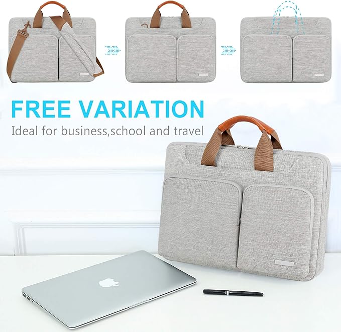 Lacdo 360° Protective Laptop Shoulder Bag - Image 5