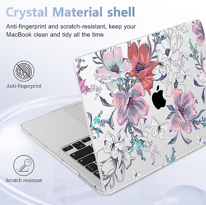 Case for MacBook Pro 13 inch with/Without Touch Bar, Hard Shell + Keyboard - Image 6