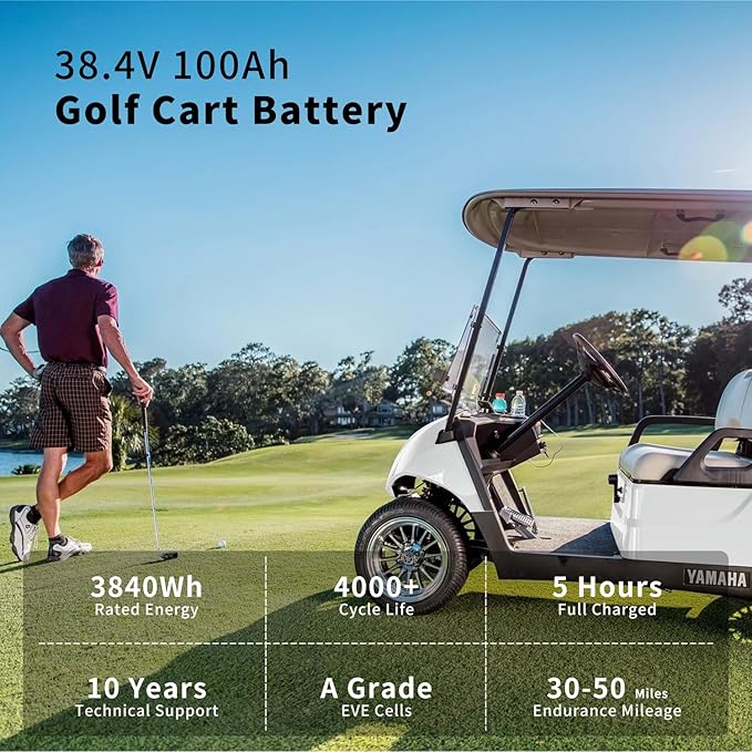 OKMO 36V 100AH Golf Cart Lifepo4 Lithium Battery - Image 2
