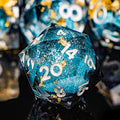 DND Dice Blue Liquid Core Dice Set by ORIFANTOU