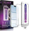 Screen Protector for iPhone Air 6.5-Inch, 2 Pack, 9H Tempered Glass, HD Clear by Unknown