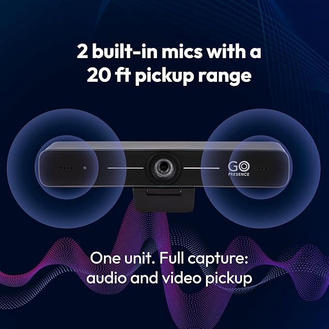 Smart 4K Compact Video Conference Camera – Ultra HD 120° Wide Lens, AI - Image 6