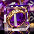 Magic Golden Ring DND Dice Set by ORIFANTOU