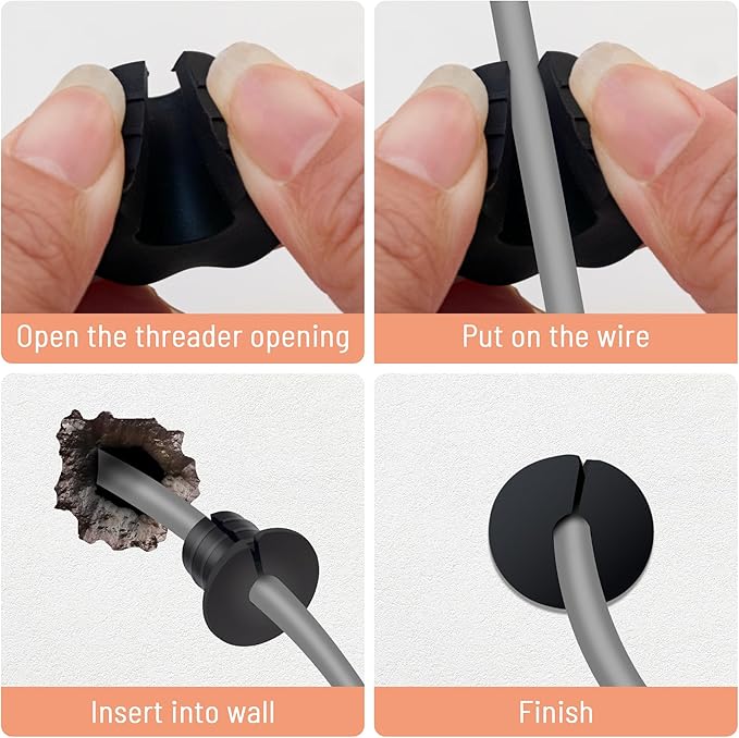 Cable Routing Kit for Starlink for 3/4 inch Wall Hole 4 Pcs, Starlink - Image 4