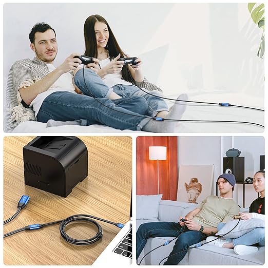 USB 2.0 Type A Male to A Female Active Repeater Extension Cable 100ft, High - Image 2