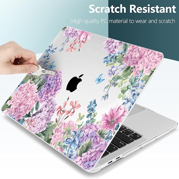 TWOLSKOO Compatible with MacBook Pro 13 inch Case 2023-2016 A2338 M2/M1 A2251 - Image 4