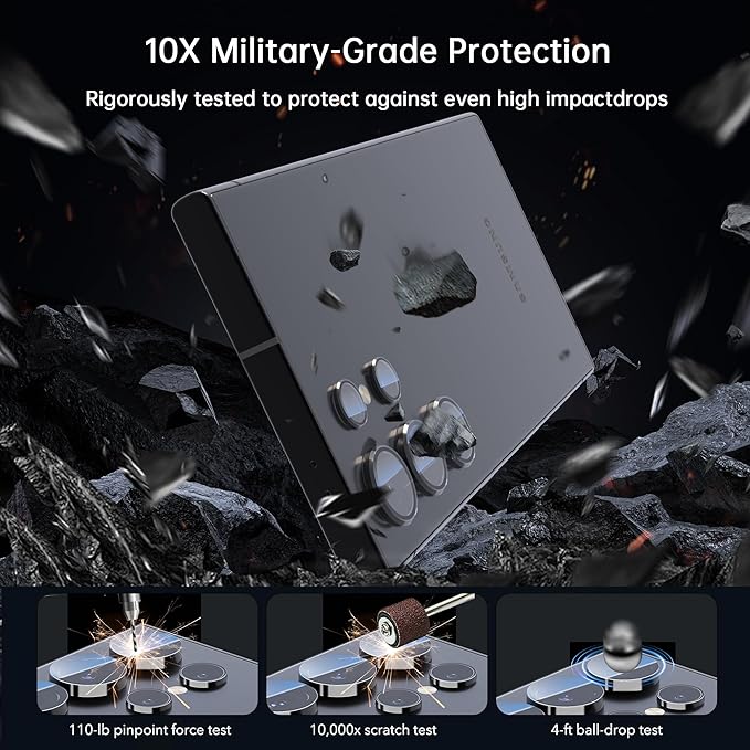 For Samsung Galaxy S24 Ultra Camera Lens Protector, Individual Lens Protector - Image 4