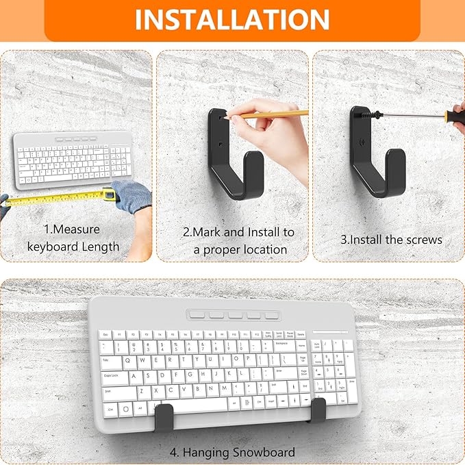 2-in-1 Keyboard Wall Mount - Image 4