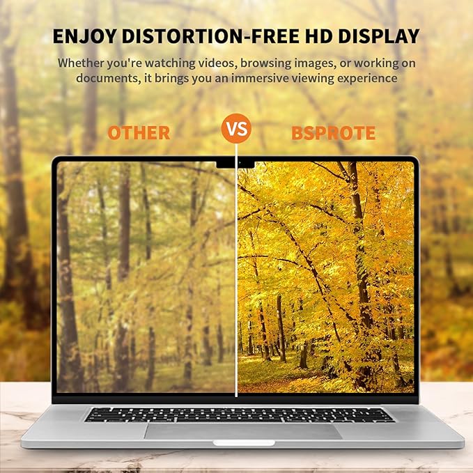 Privacy Screen for MacBook Air 13.6 & 13 Inch, Anti-Spy Removable Laptop - Image 3