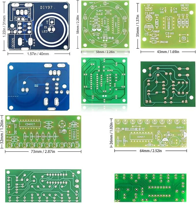Soldering Practice Kit 5 DIY Electronics Projects Soldering Kit DIY Tesla Coil - Image 5
