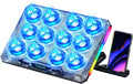 Laptop Cooling Pad with 12 Quiet Fans, Slim Portable by Unknown