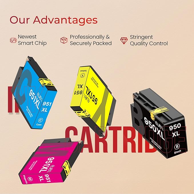 ejet 950XL and 951XL Ink Cartridges Combo Pack Compatible - Image 6