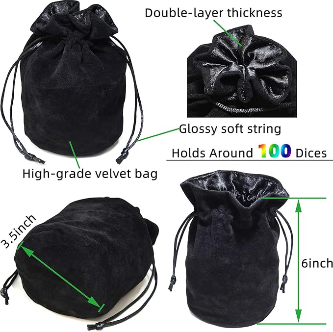 50pcs Assorted D10 Opaque Black - Image 6