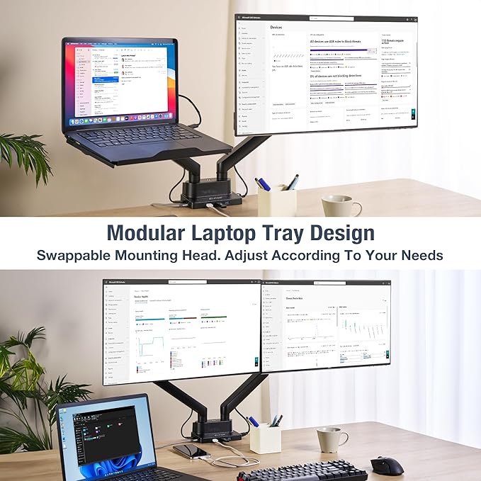 AVLT Dual 17”-38" Monitor Arm Desk Mount - Image 2