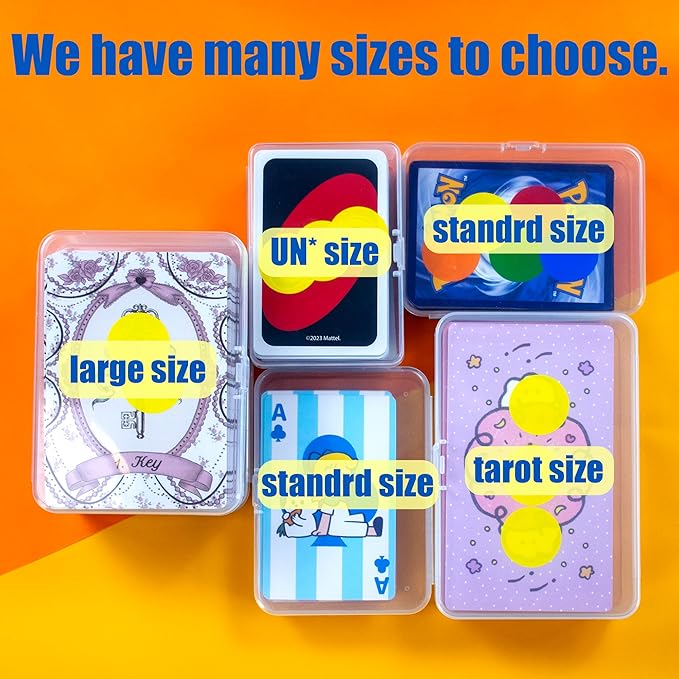 4 Pcs Playing Card Case, Works for 112 Standard UN* Cards And Other Same Or - Image 7