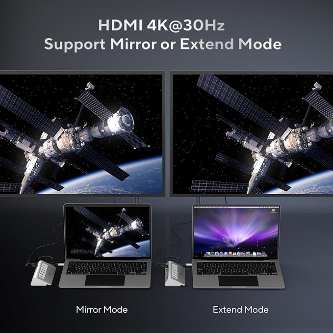 USB C Hub, 9-in-1 Laptop Docking Station - Image 4