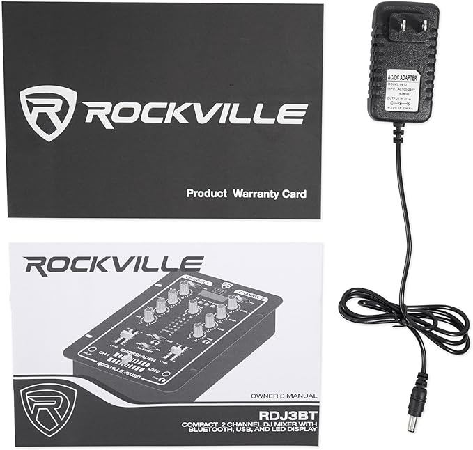 Rockville RDJ3BT 2 Channel DJ Mixer - Image 7