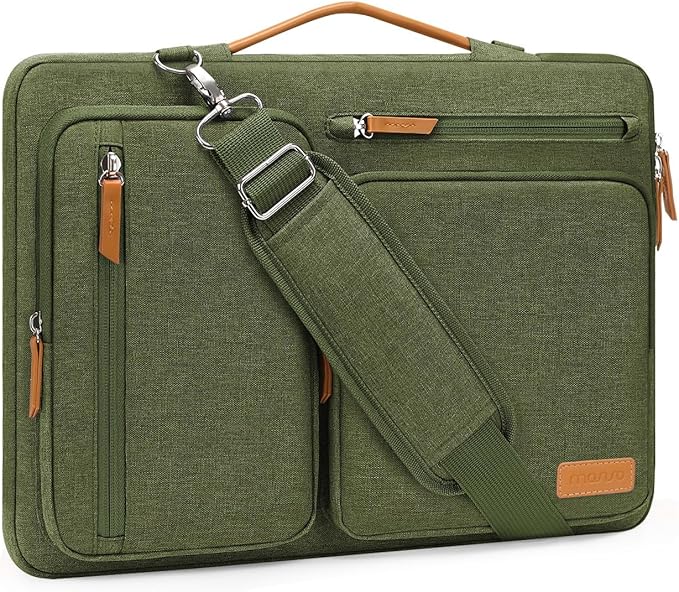 MOSISO 360 Protective Laptop Shoulder Bag, 17-17.3 inch Computer Bag Compatible by MOSISO