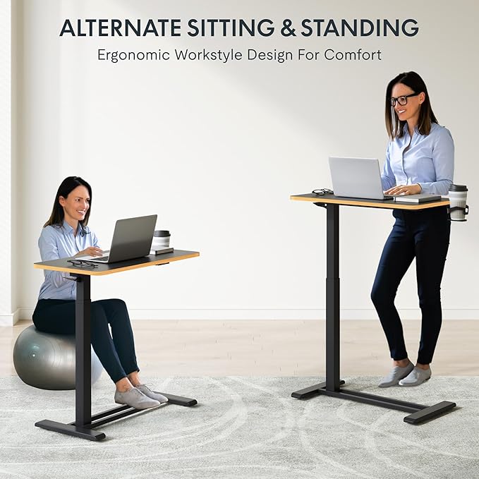 FLEXISPOT Mobile Standing Desk - Image 5