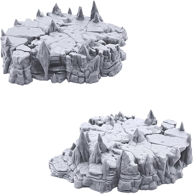 EnderToys Raised Caverns by Printable Scenery, 3D Printed Tabletop RPG Scenery - Image 6
